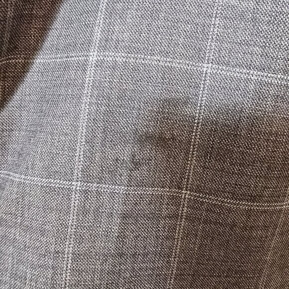 Joseph A. Bank 43R gray 100% wool suit and pants - Picture 8 of 12